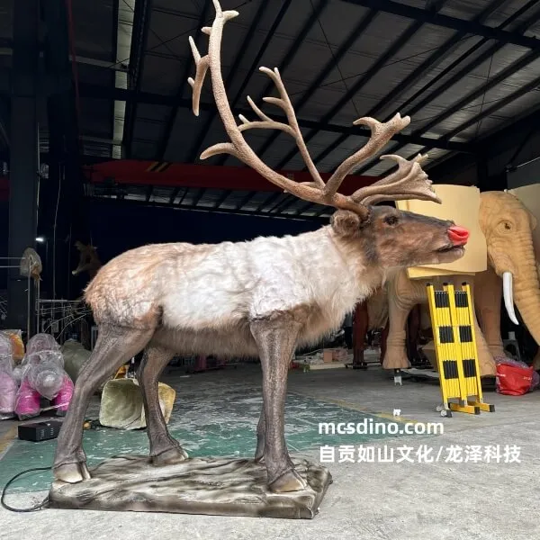 Red nosed reindeer Rudolph Animatronics-MAR004D