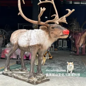 Red nosed reindeer Rudolph Animatronics-MAR004D