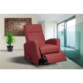 Red Swivel Glider Recliner