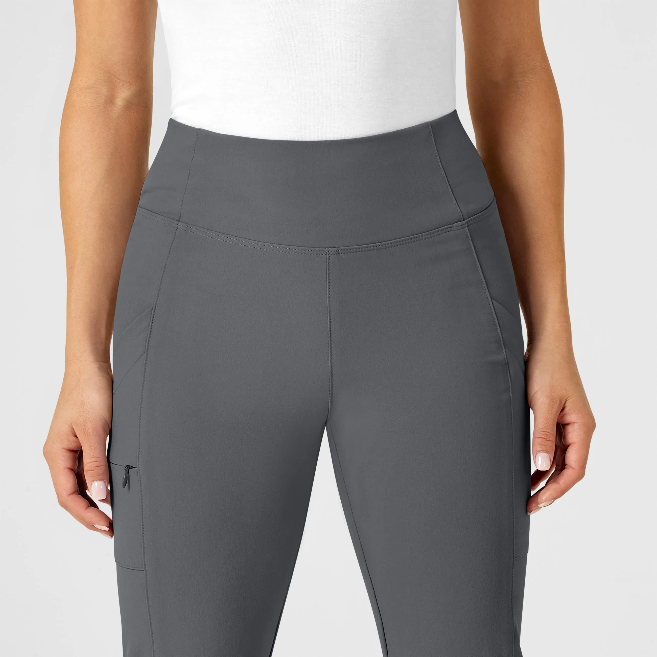 RENEW Women's High Waist Power Pant - Pewter