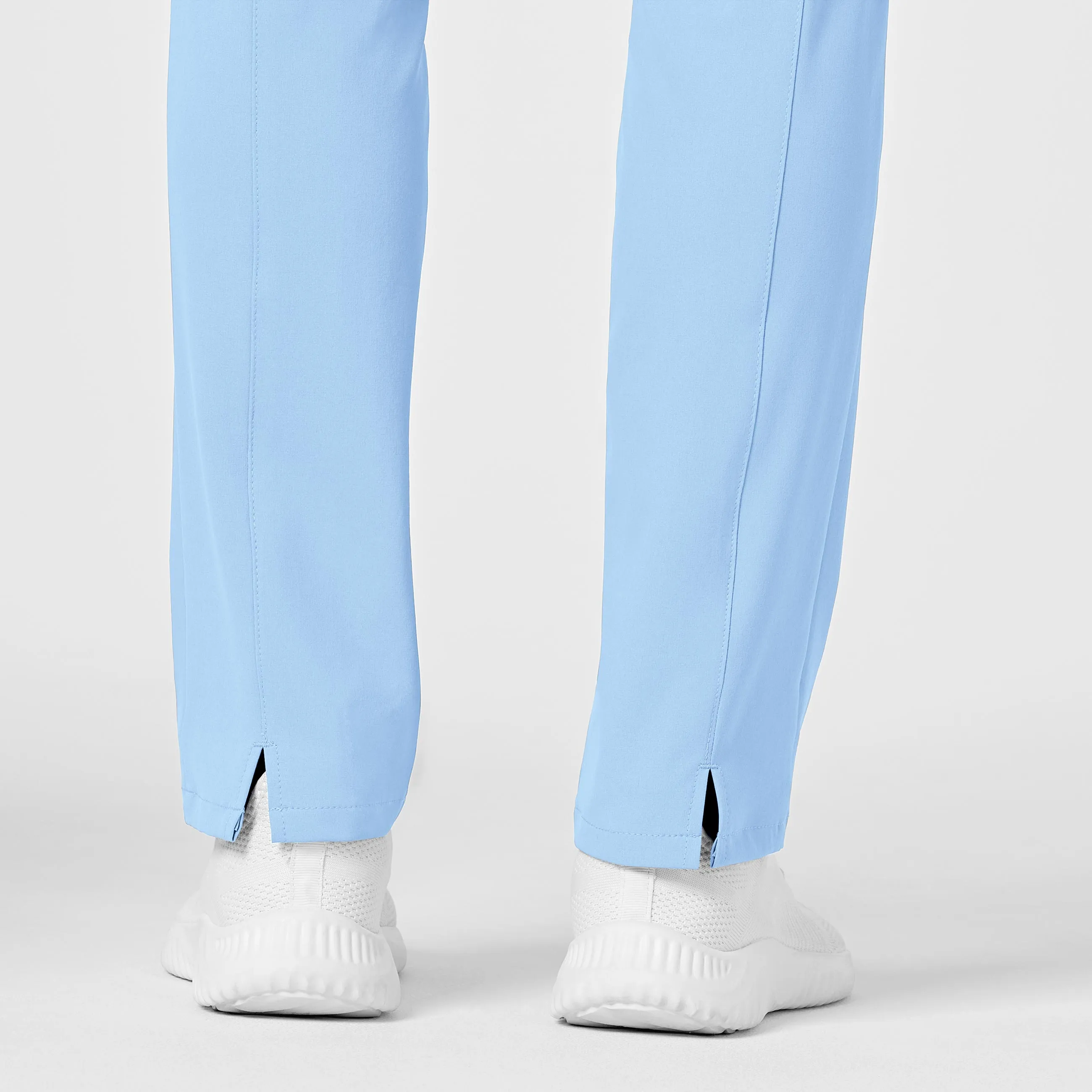 RENEW Women's High Waist Slim Leg Scrub Pant - Powder Blue