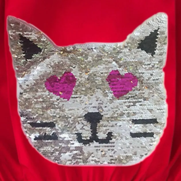 Reversible Sequin Cat Jumpsuit