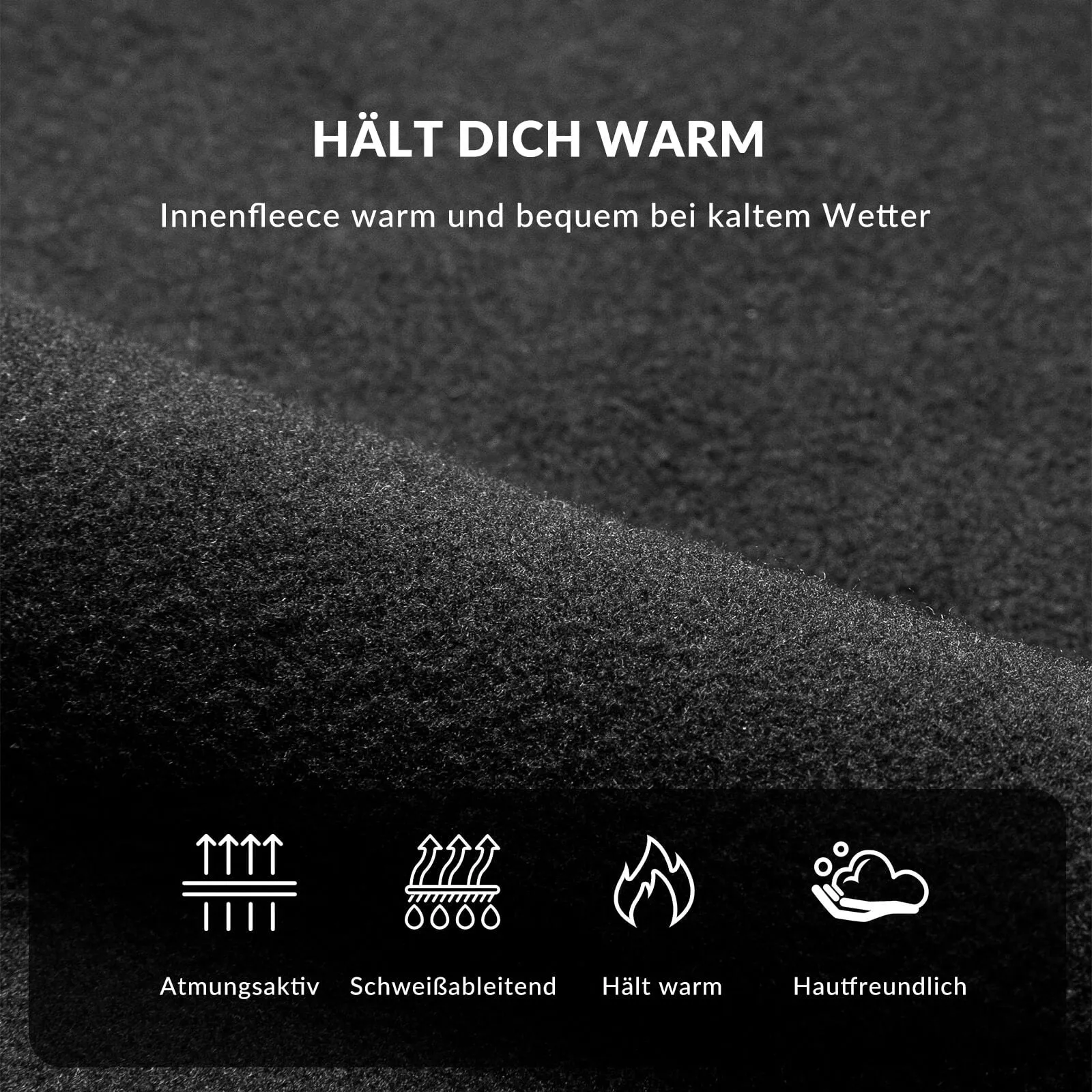 ROCKBROS Sturmhaube Herbst/Winter Balaclava Gesichtsmaske Warm Mit Brillenloch