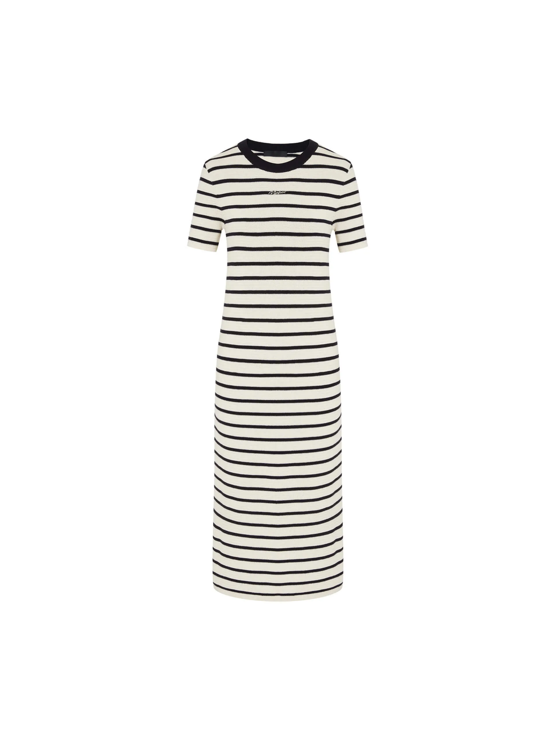 Round Neck Striped Dress