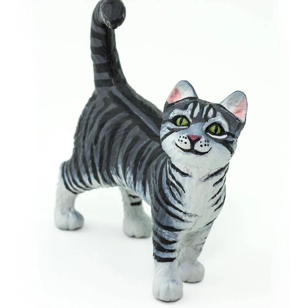 Safari Ltd. - Gray Tabby Cat