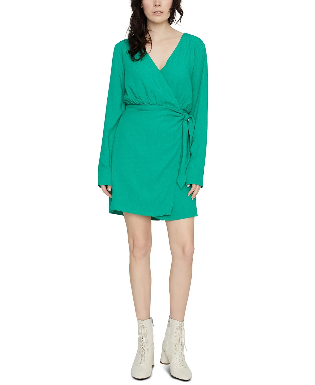 Sanctuary Women's Stay the Night Wrap Dress Green Size 0