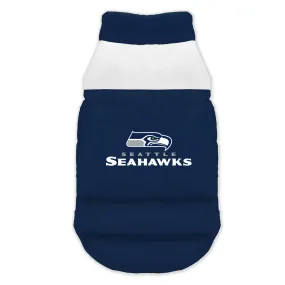 Seattle Seahawks Pet Parka Puff Vest