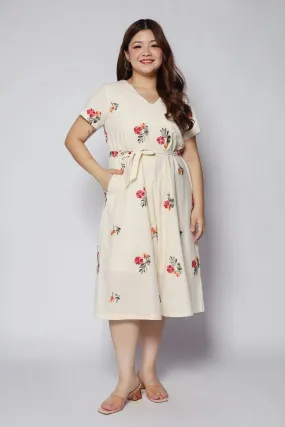 Shirokuro Jumpsuit in Floral Embroidery