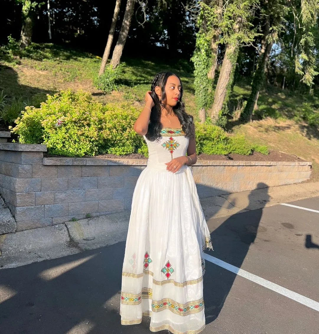 Simple Modern Habesha Dress Elegant Habesha Kemis