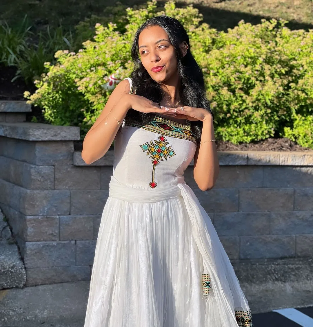 Simple Modern Habesha Dress Elegant Habesha Kemis