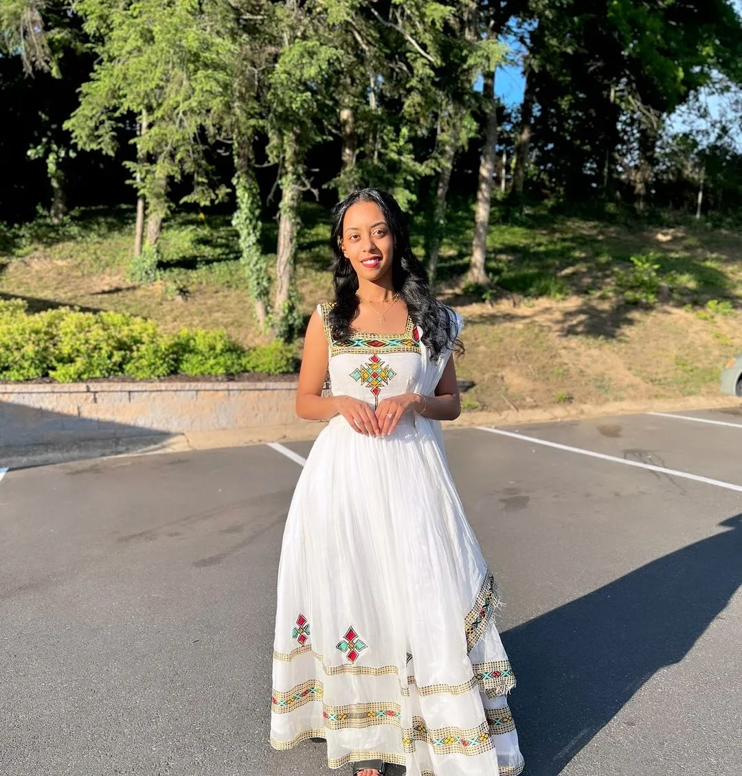 Simple Modern Habesha Dress Elegant Habesha Kemis