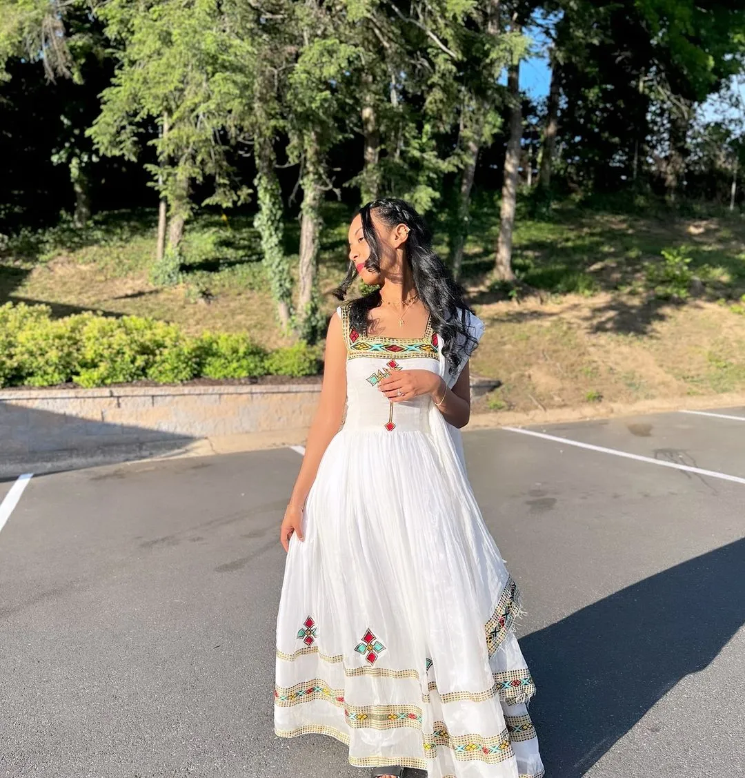 Simple Modern Habesha Dress Elegant Habesha Kemis