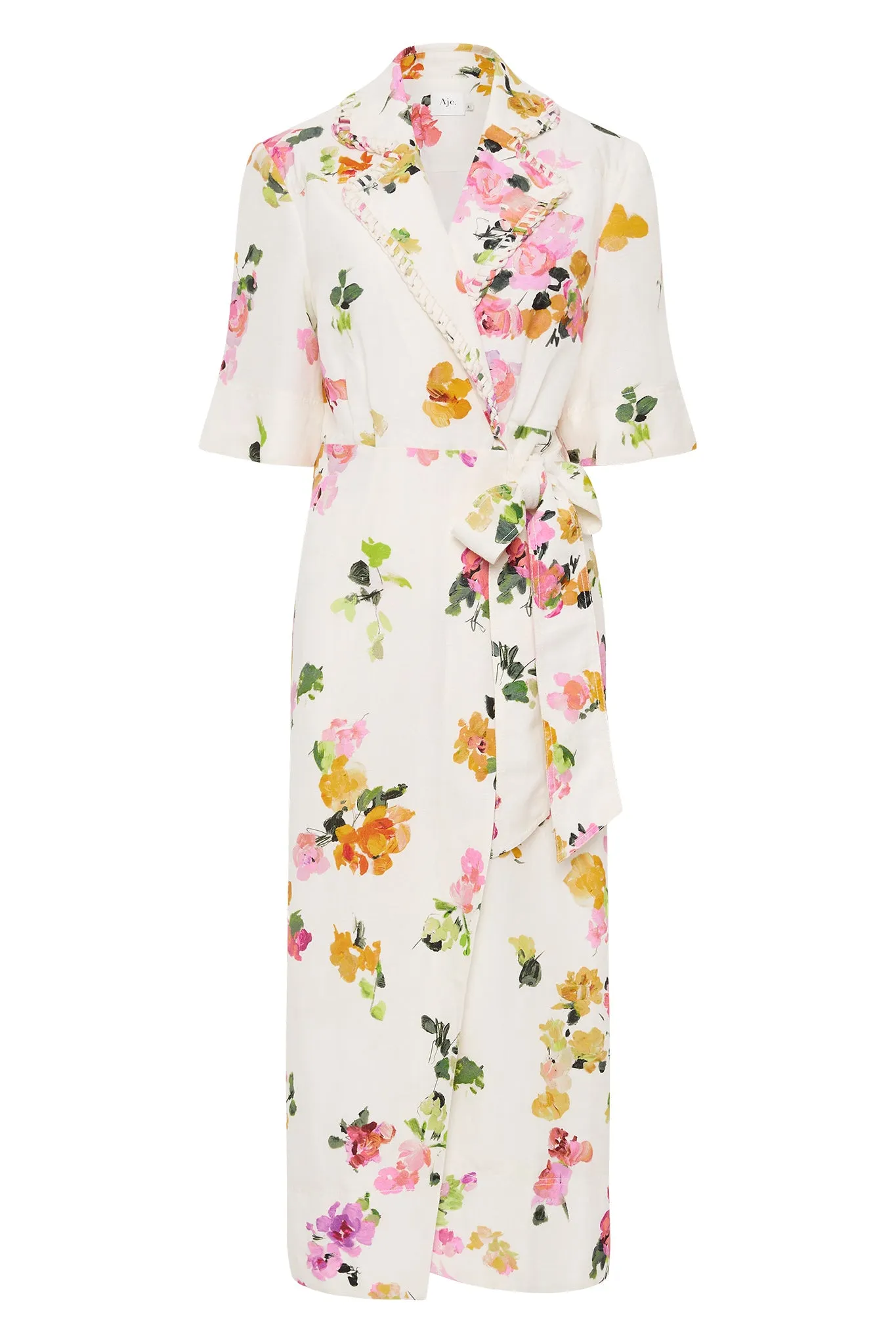 Tabitha Wrap Front Midi Dress