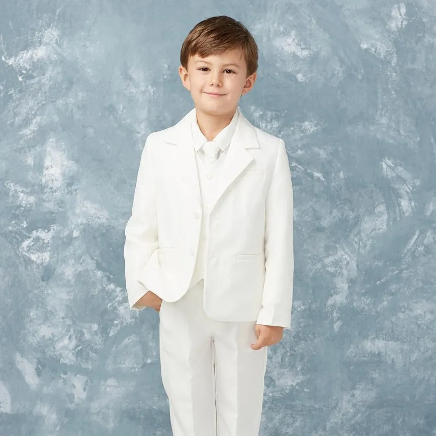 The White Suit Formal Boys Suit