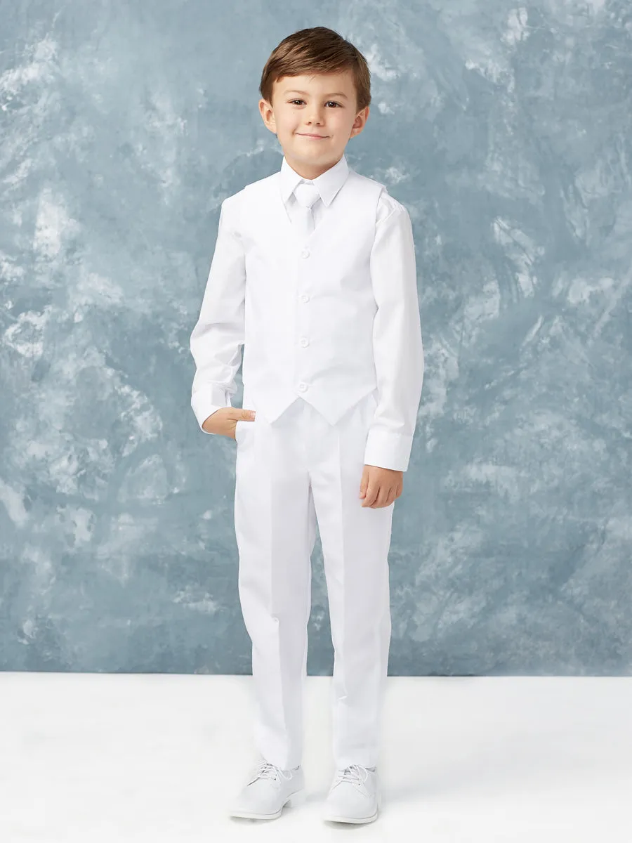 The White Suit Formal Boys Suit