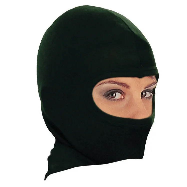 Thermal Silk Black Balaclava Under Helmet Protection - Bike It BALSILK