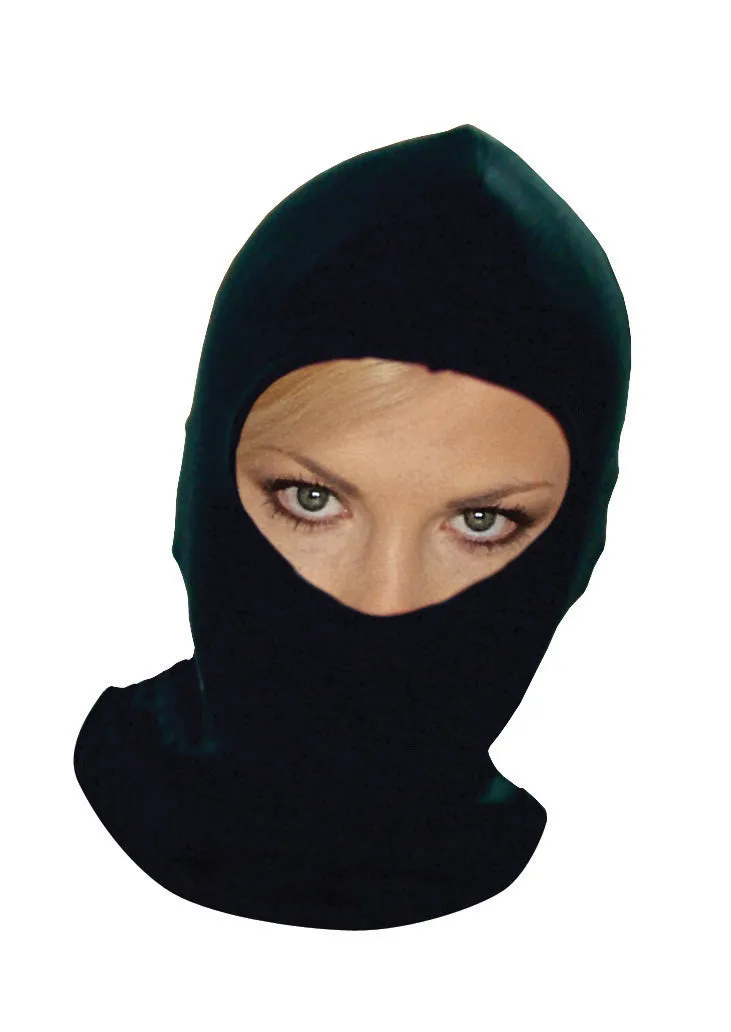 Thermal Silk Black Balaclava Under Helmet Protection - Bike It BALSILK