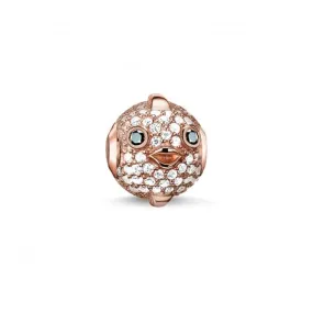 Thomas Sabo Rose Gold Zirconia Karma Bead K0148-416-14