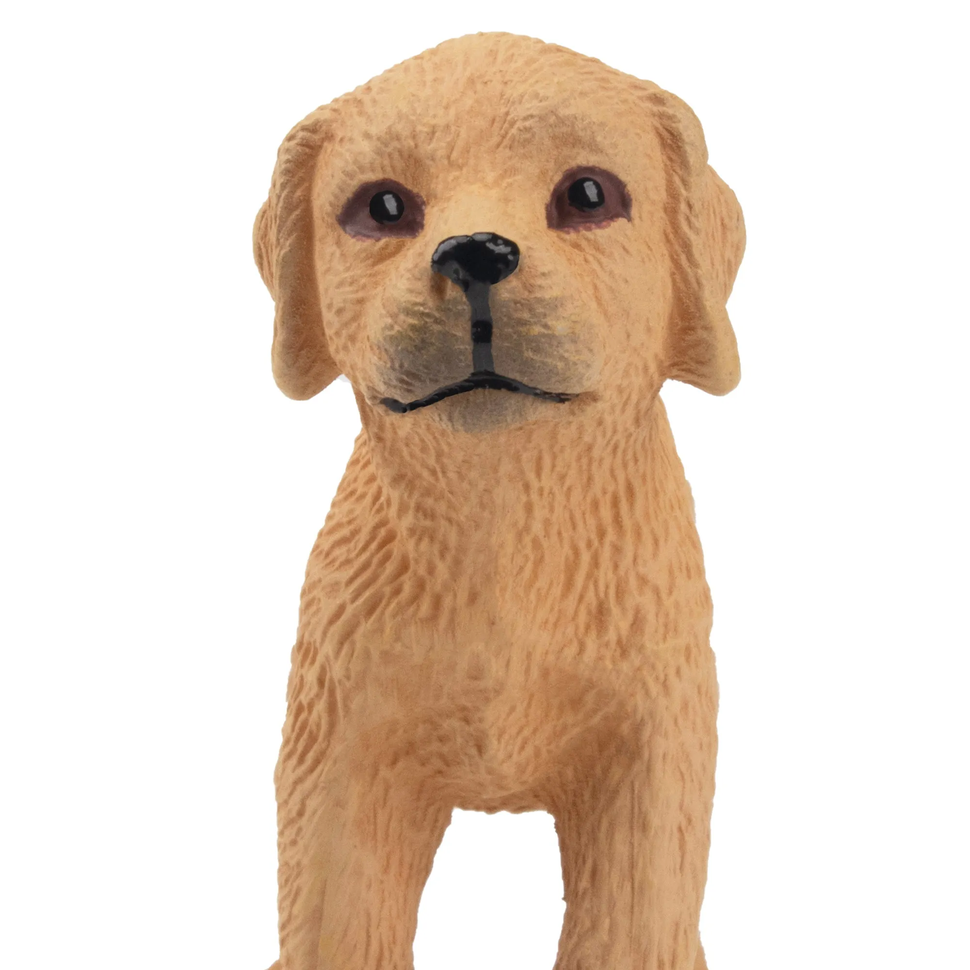 Toymany Mini Standing Yellow Labrador Retriever Puppy Figurine Toy