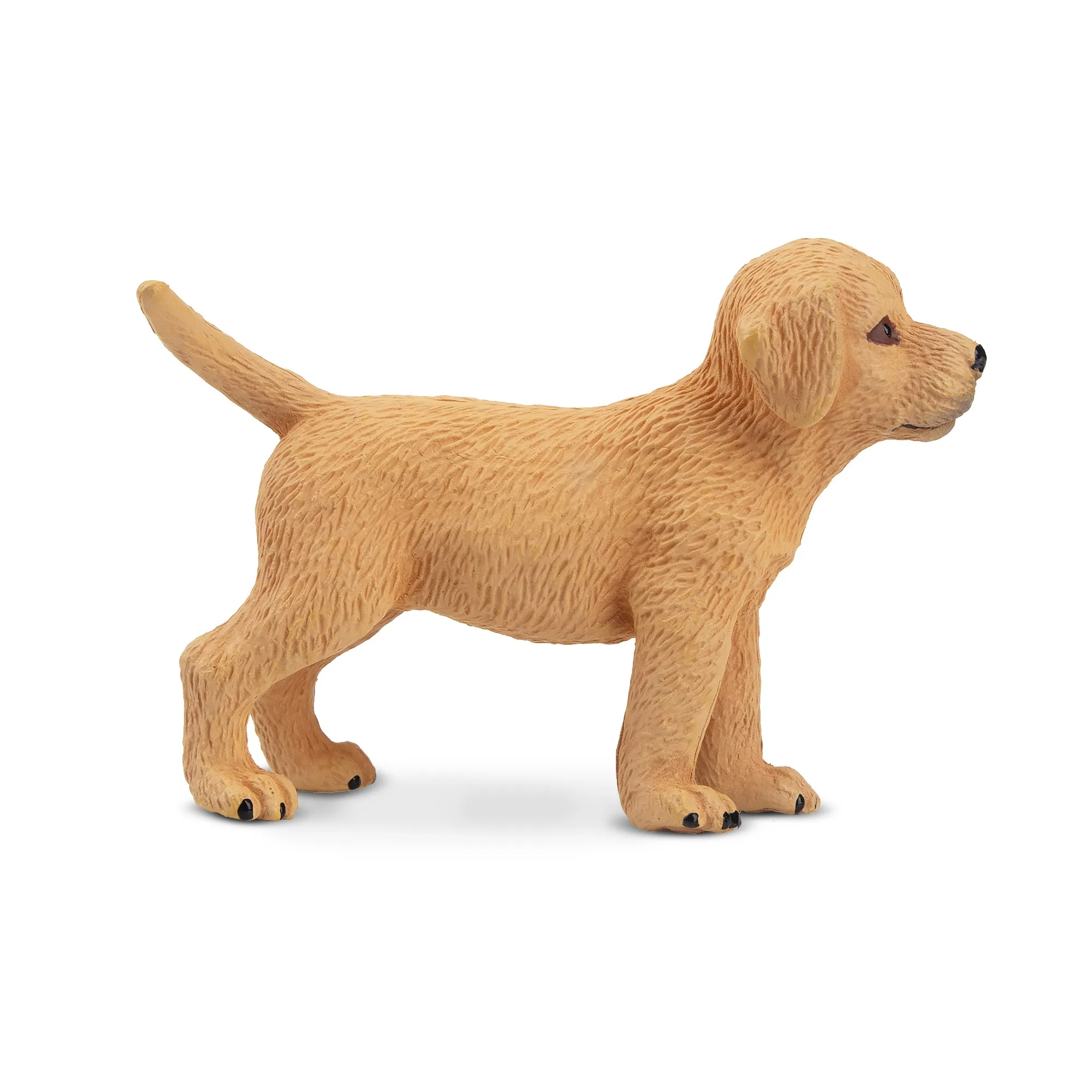 Toymany Mini Standing Yellow Labrador Retriever Puppy Figurine Toy