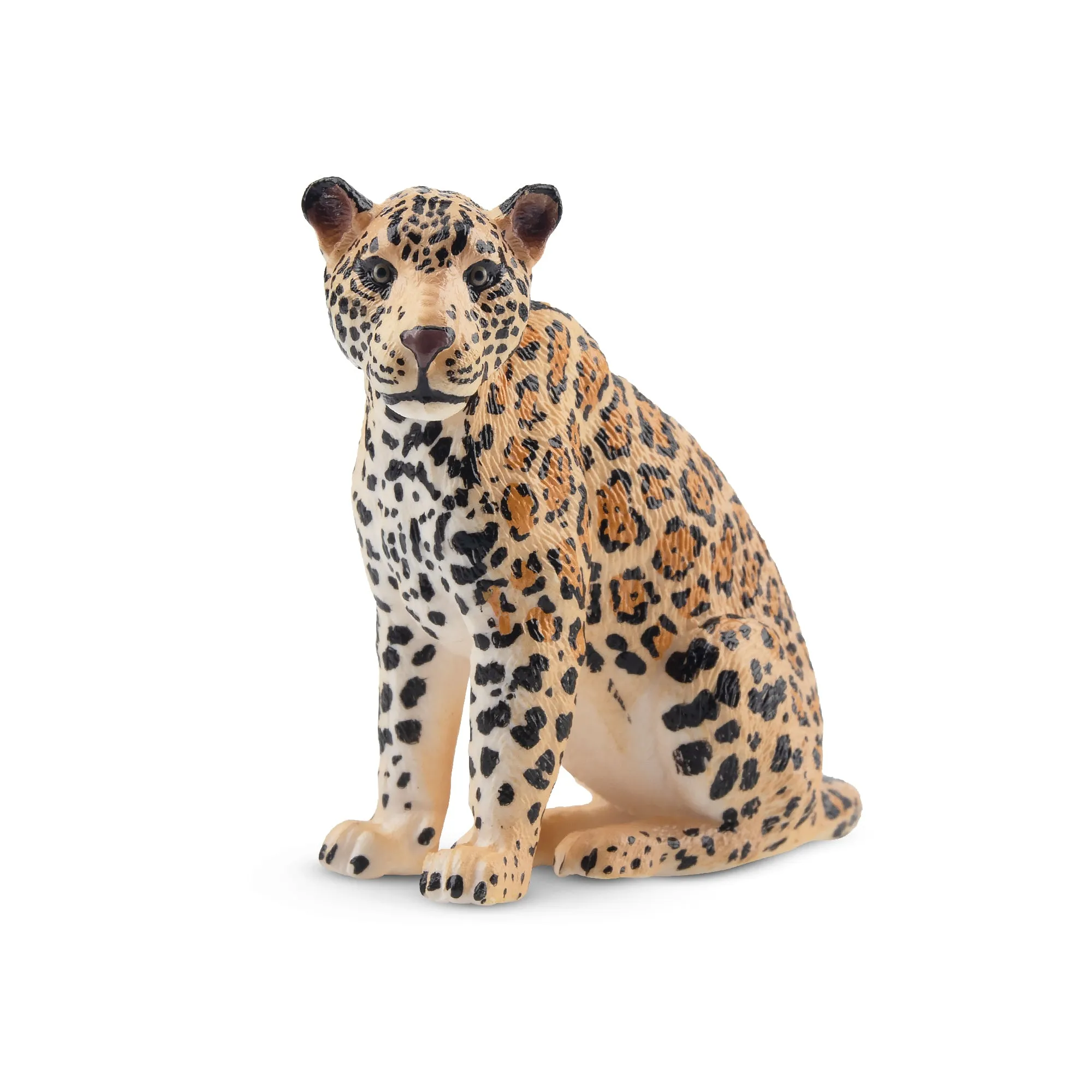 Toymany Sitting Female Jaguar Figurine Toy