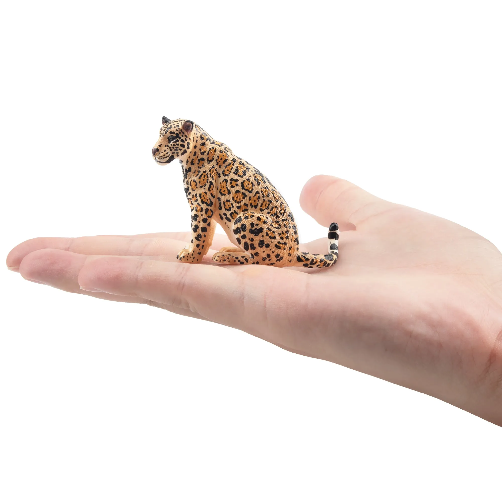 Toymany Sitting Female Jaguar Figurine Toy