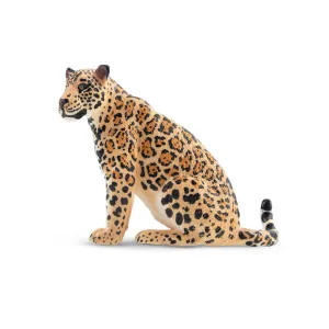 Toymany Sitting Female Jaguar Figurine Toy