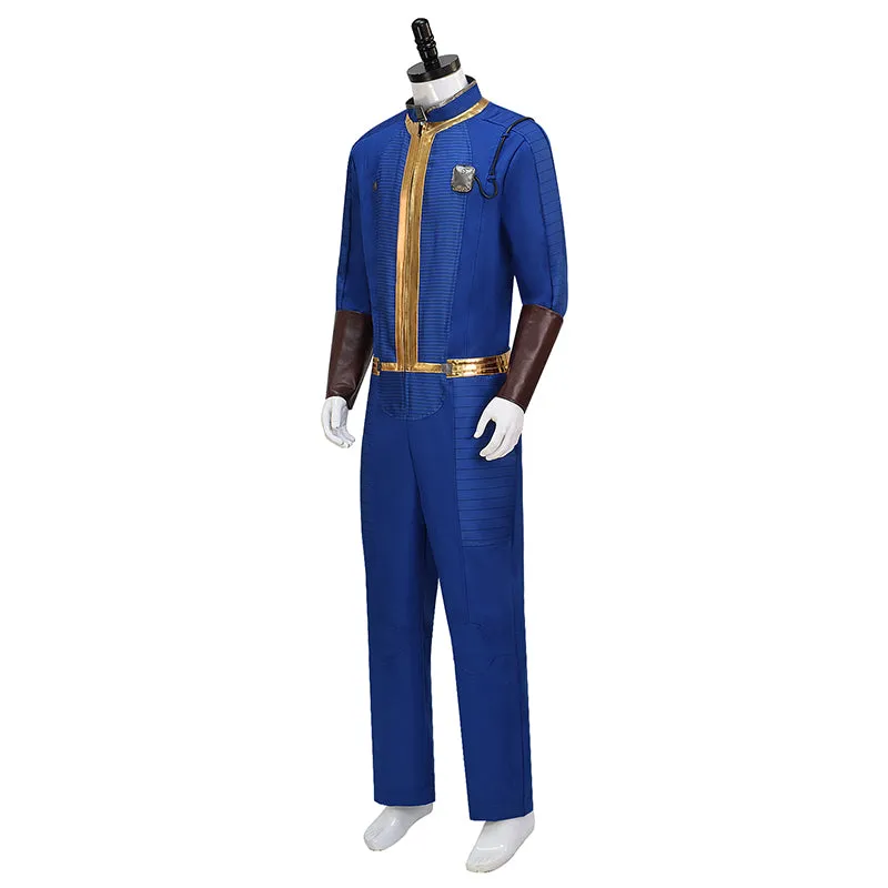 Vault 88 Jumpsuit Fallout Vault Dweller Suit Vault Shelter Cosplay Costume Blue Jumpsuit