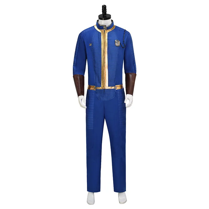 Vault 88 Jumpsuit Fallout Vault Dweller Suit Vault Shelter Cosplay Costume Blue Jumpsuit