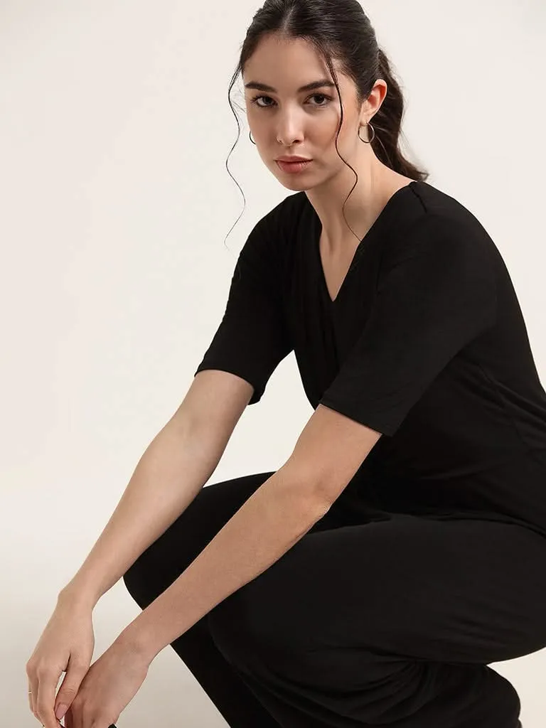 Wardrobe Black Knot-Style Jumpsuit