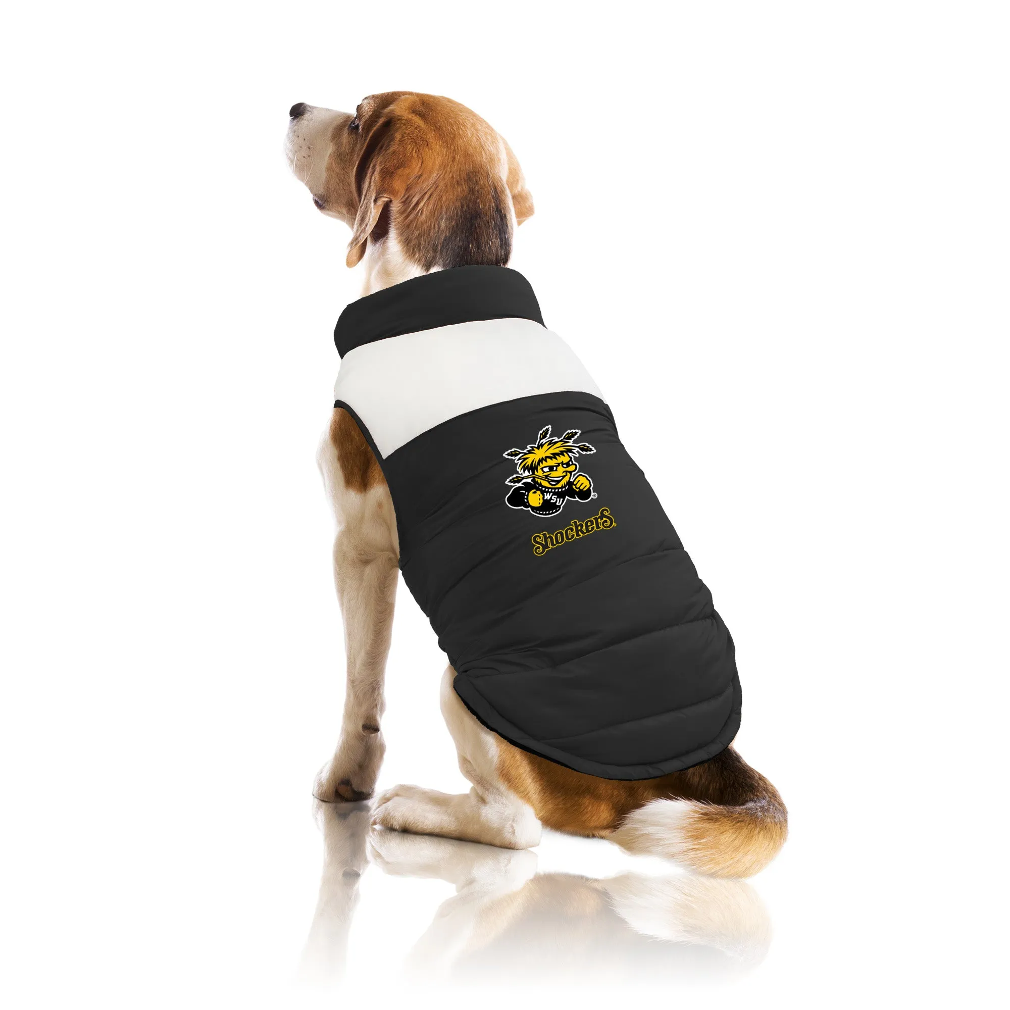 Wichita State University Pet Parka Puff Vest