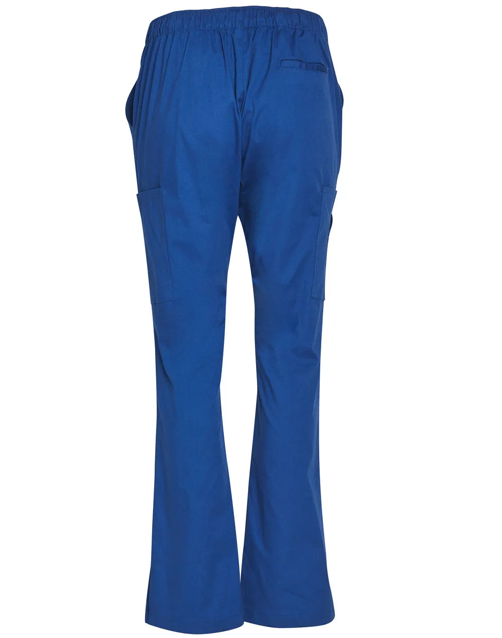 Winning Spirit Ladies Semi-elastic Waist Tie Solid Colour Scrub Pants (M9720)