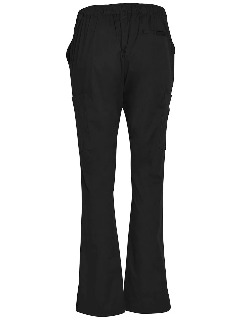 Winning Spirit Ladies Semi-elastic Waist Tie Solid Colour Scrub Pants (M9720)