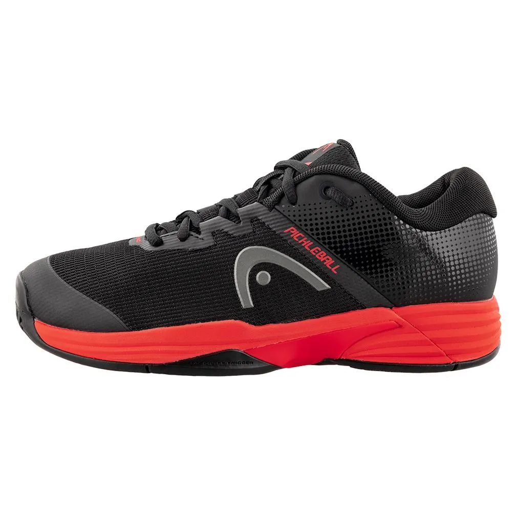 Women's Revolt Evo 2.0 Pickleball Shoes Black and Fiery Coral