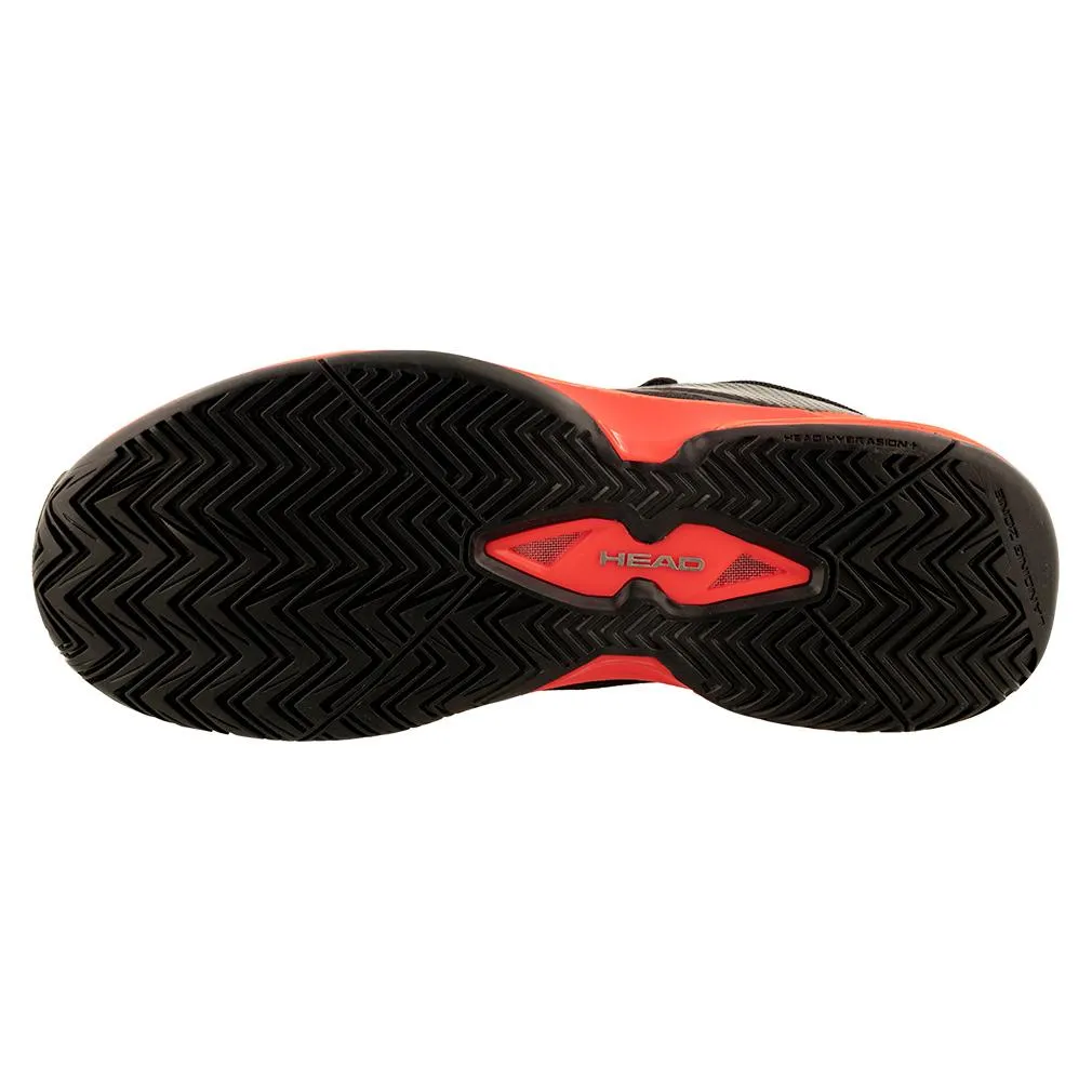 Women's Revolt Evo 2.0 Pickleball Shoes Black and Fiery Coral