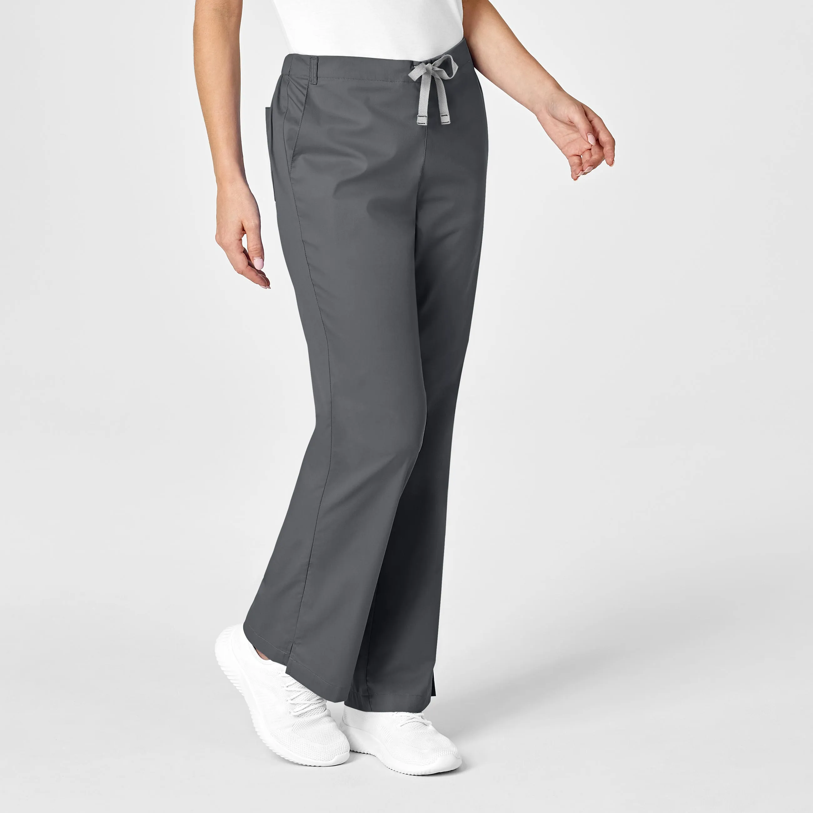 WonderWORK Women's Flare Leg Scrub Pant - Pewter