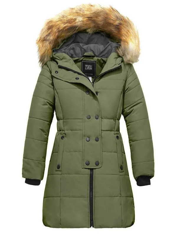 ZSHOW Girls' Long Winter Coat